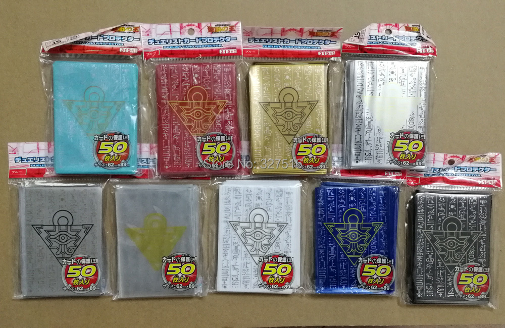 Card Penny Sleeve - 50個/セット（1パック）遊戯王！ コスプレ遊戯王ミレニアムパズルアニメボードゲームカードスリーブカードバリアカードプロテクター
