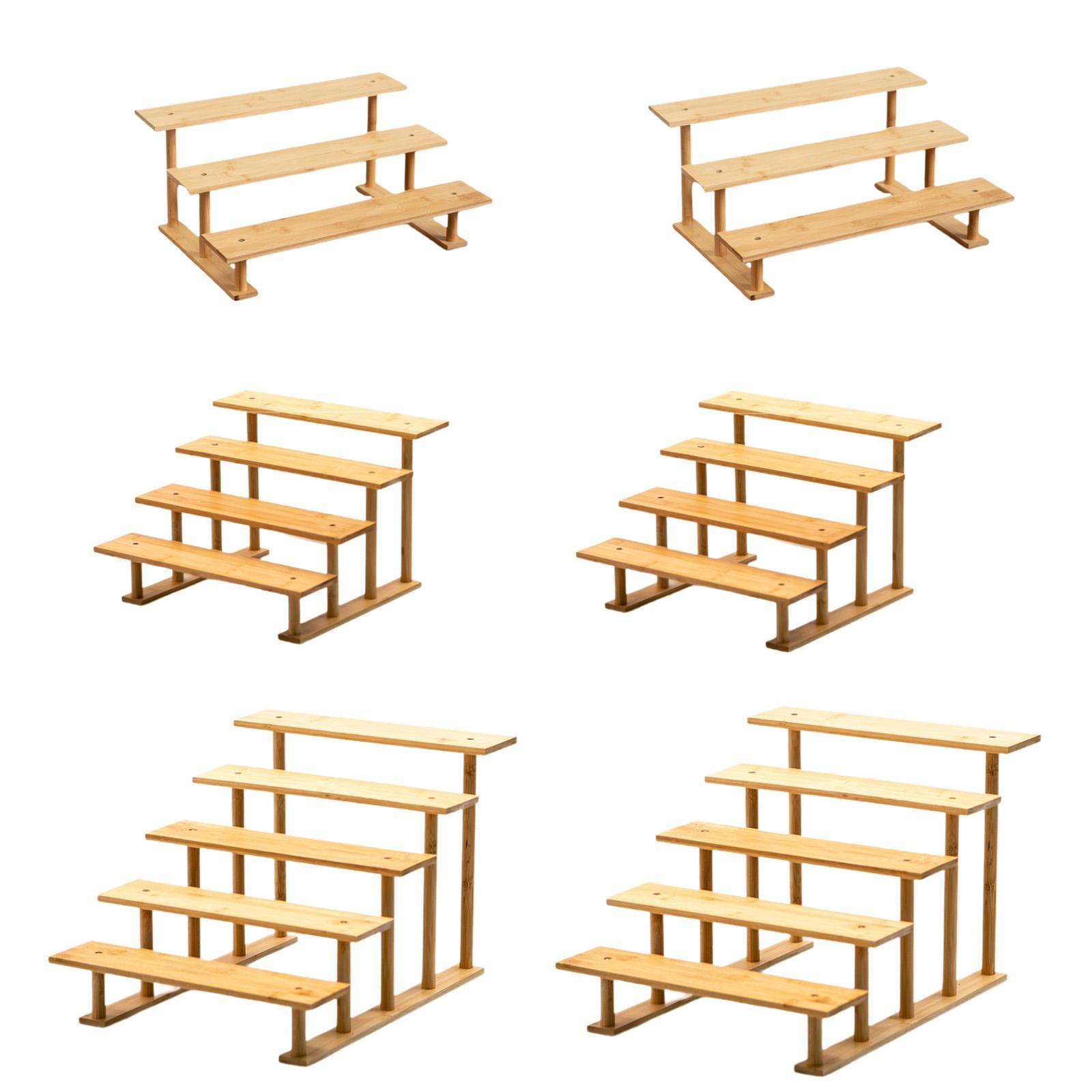 木製のジュエリー展示スタンド。香水、イヤリング、ネックレス、 - Display Risers Set のレビューと価格