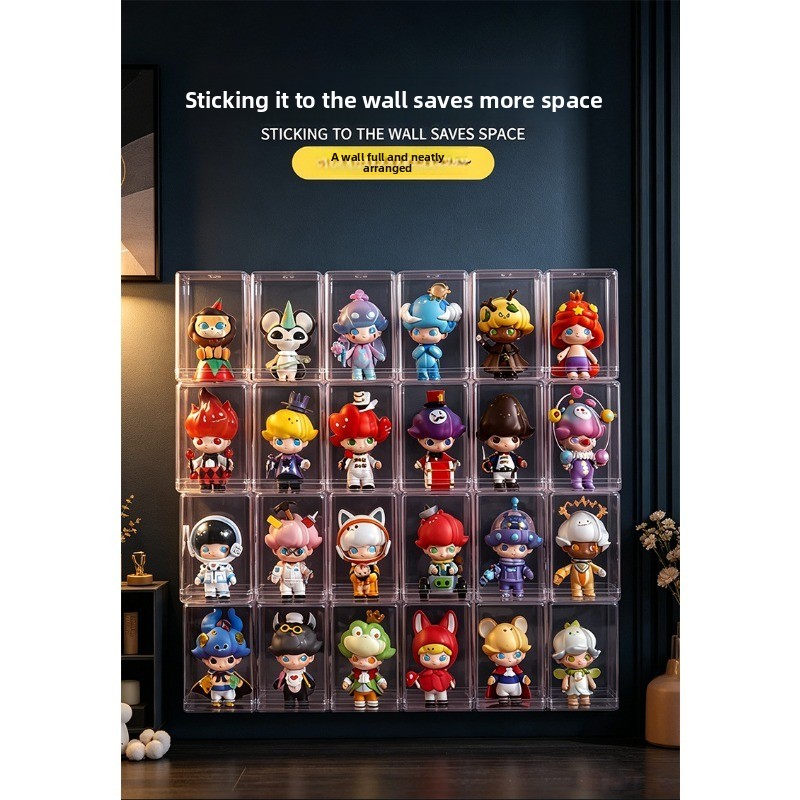 ブラインドボックス収納ボックス、単体人形用、プラスチック製デ - Pop Display Shelf のレビューと価格