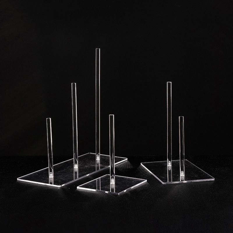 アクリルヘッドバンドホルダースタンド透明シュシュ収納スタンド - Display Case Acrylic のレビューと価格