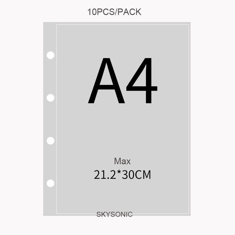 SKYSONIC 10 ピース/セット A4 バインド PP - Card Penny Sleeve のレビューと価格