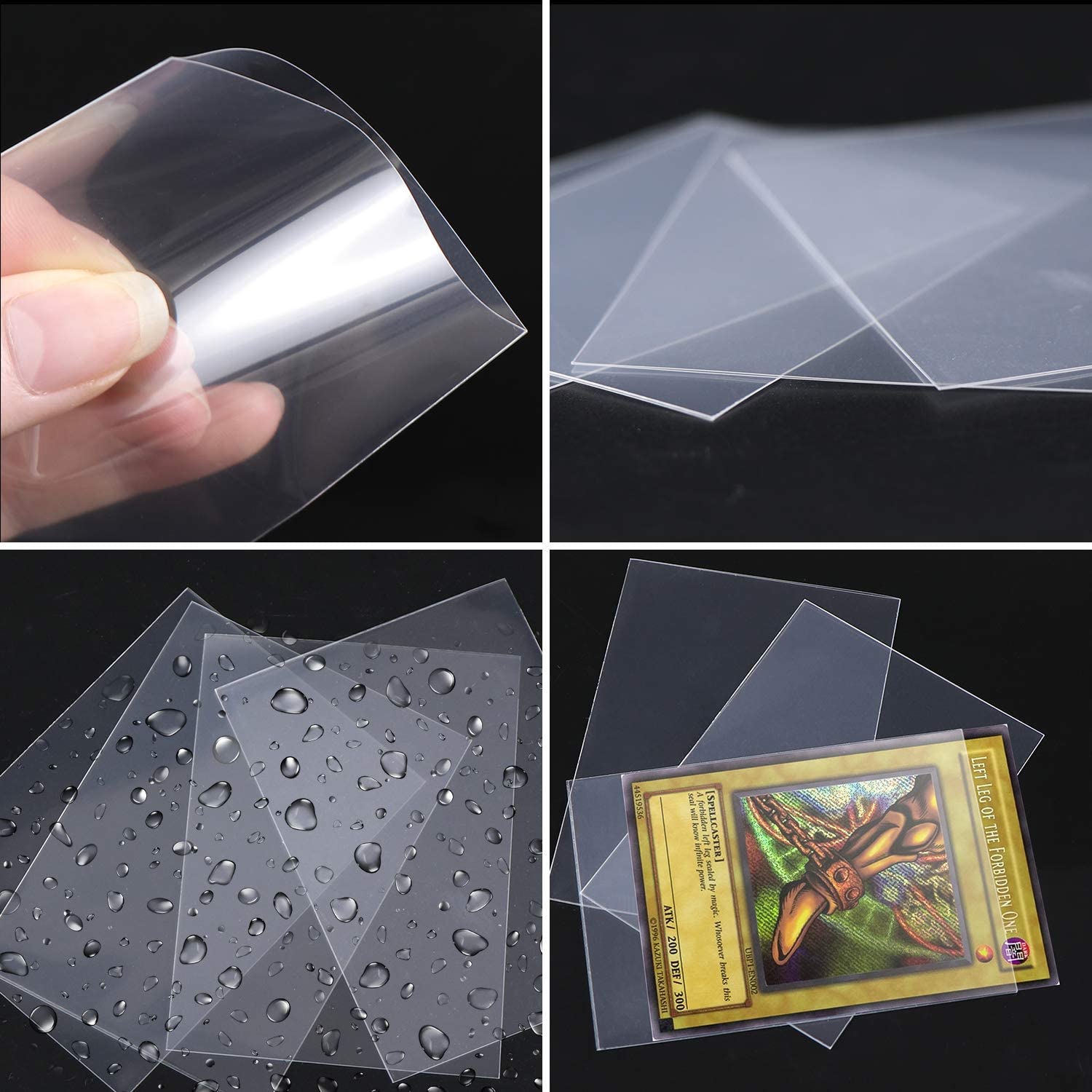 200枚入り、透明のカードスリーブ。フットボール、遊戯王、野 - Card Penny Sleeve のレビューと価格