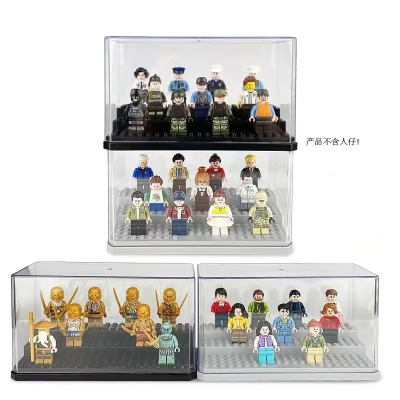 アクリル製ミニフィギュア用ディスプレイケース。積み重ね可能で - Display Case Acrylic のレビューと価格