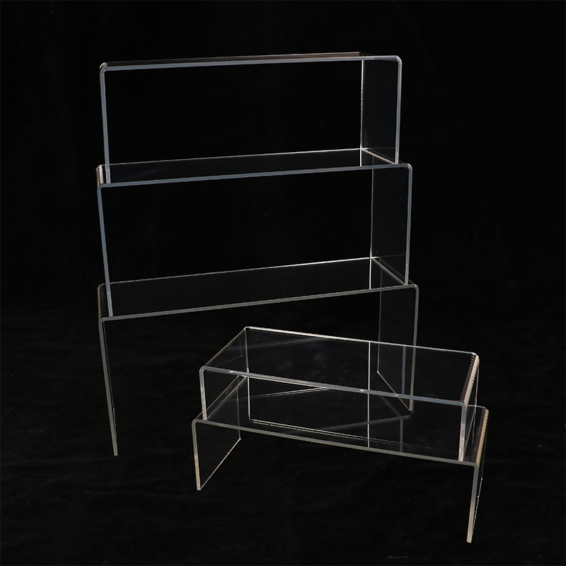 U字型の透明なアクリルディスプレイライザー、ジュエリーディス - Display Risers Set のレビューと価格